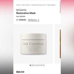 Oak Essentials Restorative Mask